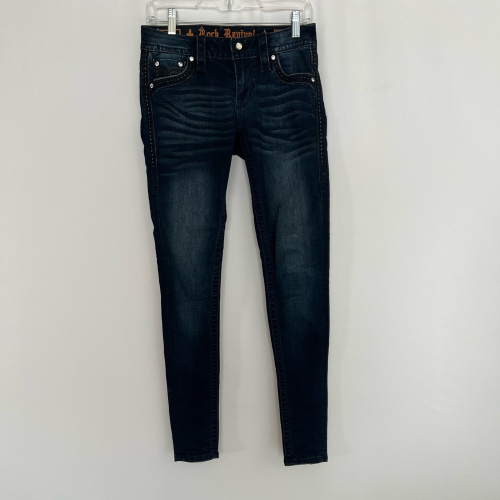Rock Revival Zea Skinny Jeans Size 25